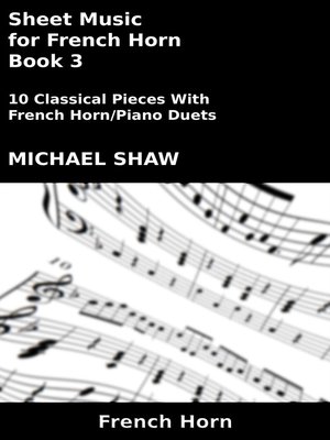 cover image of Sheet Music for French Horn